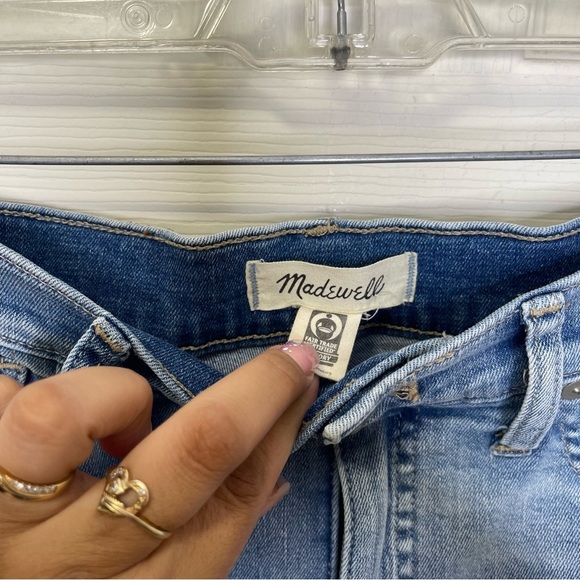 Madewell Petite 10" High-Rise Skinny Jeans in Wheeler Wash Sz 28P - Picture 4 of 11
